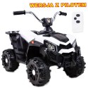 Quad Sport 1000 Na Akumulator Biały, Dwa Silniki, Pilot/mdx608