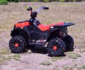 Quad Sport 1000 Na Akumulator Czerwony, Dwa Silniki, Pilot/mdx608