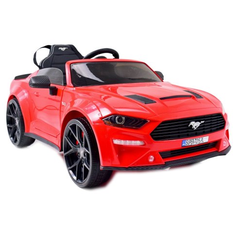 Licencjonowany Ford Mustang Czerwony Z Funkcją Driftu 24v /sx2038