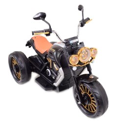 Wielki Motor Chopper Czarny, Miękkie Koła, Miękkie Siedzenie/bdl1388