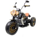 Wielki Motor Chopper Czarny, Miękkie Koła, Miękkie Siedzenie/bdl1388