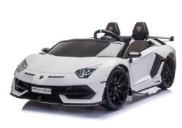 Lamborghini Aventador SVJ Roadster Biały - Auto na Akumulator dla Dzieci