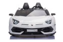 Lamborghini Aventador SVJ Roadster Biały - Auto na Akumulator dla Dzieci