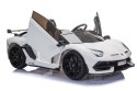 Lamborghini Aventador SVJ Roadster Biały - Auto na Akumulator dla Dzieci