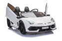 Lamborghini Aventador SVJ Roadster Biały - Auto na Akumulator dla Dzieci