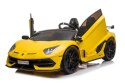 Lamborghini Aventador SVJ Roadster Żółty - Auto na Akumulator dla Dzieci