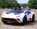 Oryginalne Driftujące Lamborghini Huracan Sto Białe Na Akumulator/smt-555-24v