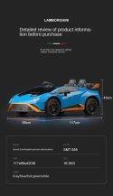 Oryginalne Driftujące Lamborghini Huracan Sto Szare Na Akumulator/smt-555-24v