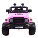 Toyota FJ Cruiser Na Akumulator Wersja 4x4 Różowy, 180 Wat/jj2099