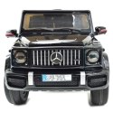 Mercedes G63 Amg Czarny, Miękkie Koła Eva, Miękkie Siedzenie Full Opcja/bbh0002