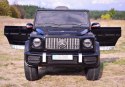 Mercedes G63 Amg Czarny, Miękkie Koła Eva, Miękkie Siedzenie Full Opcja/bbh0002