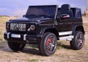 Mercedes G63 Amg Czarny, Miękkie Koła Eva, Miękkie Siedzenie Full Opcja/bbh0002