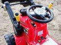 Najmocniejszy Traktor Z Łyżką I Pilotem Czerwony12v Dwie Prędkości/1005a