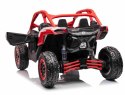 Oryginalny Can-am Maverick Na Akumulator 800 W Czerwony, Pełne Wyposażenie, Skala 1:4 /dk-ca001-24v