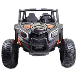 Mega Buggy Sxs Dla 2 Dzieci 2x120w Czarne, Super Moc, Przesuwane Siedzenie, Walizka/bbh028