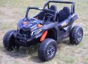 Mega Buggy Sxs Dla 2 Dzieci 2x120w Czarne, Super Moc, Przesuwane Siedzenie, Walizka/bbh028