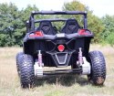 Mega Buggy Sxs Dla 2 Dzieci 2x120w Czarne, Super Moc, Przesuwane Siedzenie, Walizka/bbh028