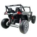 Mega Buggy Sxs Dla 2 Dzieci 2x120w Czarne, Super Moc, Przesuwane Siedzenie, Walizka/bbh028