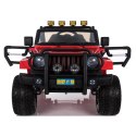 MEGA JEEP 4X4 Z REDUKTOREM NAPĘDU EXCLUSIVE 24 V, 480 WAT, WOLNY START,MIĘKKIE KOŁA /WXE1688-24V