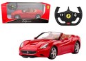 Auto R/C 1:24 Zdalnie Sterowane Sportowe Ferrari California Czerwone