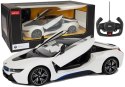 Auto R/C BMW i8 Rastar 1:14 Biały Drzwi Automatyczne