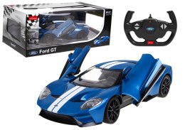 Auto RC Model Zdalnie Sterowany Ford GT 1:14 Otwierane Drzwi Niebieski