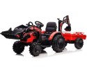 MEGA TRAKTOR Z ŁADOWARKĄ,KOPARKĄ, PRZYCZEPĄ SUPER-MOC OLBRZYMI/2068-12V