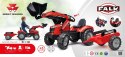 Traktor Massey Ferguson Czerwony na Pedały z Przyczepką od 3 Lat, Falk