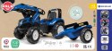 Traktor New Holland Niebieski na Pedały z Przyczepką od 3 Lat, Falk