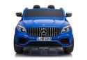 Dwuosobowy SUV Mercedes GLC 63S Niebieski Lakier Na Akumulator