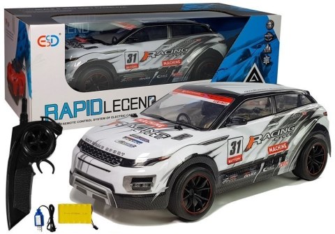 Samochód Zdalnie Sterowany Racing Machine 1:10 Białe R/C