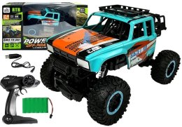 Zdalnie sterowane auto Offroad R/C 1:14 Niebieski