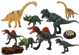 Rodzina Dinozaurów Duży Zestaw Figurek z Akcesoriami