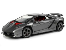 Samochód Zdalnie Sterowany Lamborghini 1:24 Srebrne, 2.4 G Światła