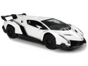 Samochód Zdalnie Sterowany Lamborghini Veneno Białe 1:24,2.4 G Światła