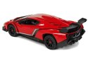 Samochód Zdalnie Sterowany Lamborghini Veneno Czerwone 1:24, 2.4 G Światła