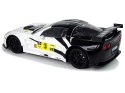 Samochód Zdalnie Sterowany Corvette C6.R Wyścigowy R/C 1:18 Biały, 2.4 G Światła