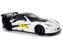 Samochód Zdalnie Sterowany Corvette C6.R Wyścigowy R/C 1:18 Biały, 2.4 G Światła