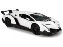 Samochód Zdalnie Sterowany Lamborghini Veneno Biały 2,4 G Kierownica Dźwięk Światła