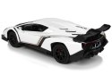 Samochód Zdalnie Sterowany Lamborghini Veneno Biały 2,4 G Kierownica Dźwięk Światła