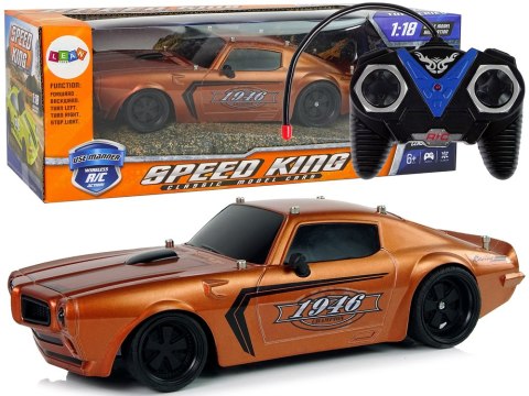 Samochód Zdalnie Sterowany Muscle Car Champion 1:18 Brązowe