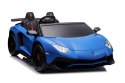 Lamborghini Aventador SV Na Akumulator Niebieski Dla Dwójki Dzieci XXL - Silnik Bezszczotkowy 24V