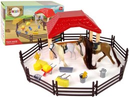 Zestaw Farma Stajnia Figurki Koń do Czesania Akcesoria
