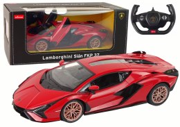 Samochód Zdalnie Sterowany Lamborghini Sian FKP 37 Rastar 1:14 Czerwone