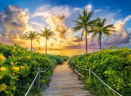 CASTORLAND Puzzle 3000 elementów Colorful Sunrise in Miami, USA - Wschód Słońca w Miami 92x68cm
