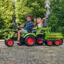 Traktor CLAAS AVEC Zielony na Pedały z Przyczepką od 3 Lat, Falk