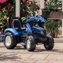 Traktor New Holland Niebieski na Pedały z Przyczepką od 3 Lat, Falk