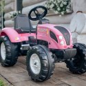 Traktor Pink Country Star na Pedały z Przyczepką od 3 lat Falk