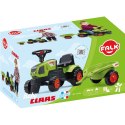 Traktorek Baby Claas Axos 310 Zielony z Przyczepką od 1 roku, Falk