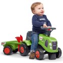 Traktorek Baby Claas Zielony z Przyczepką + akc. od 1 roku, Falk